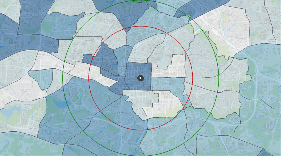 Raleigh, North Carolina - Projected Population Growth Rate